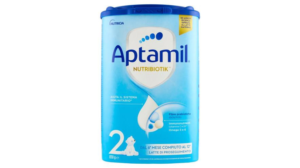 APTAMIL Nutribiotik 2 - Latte di Proseguimento in Polvere, 830g