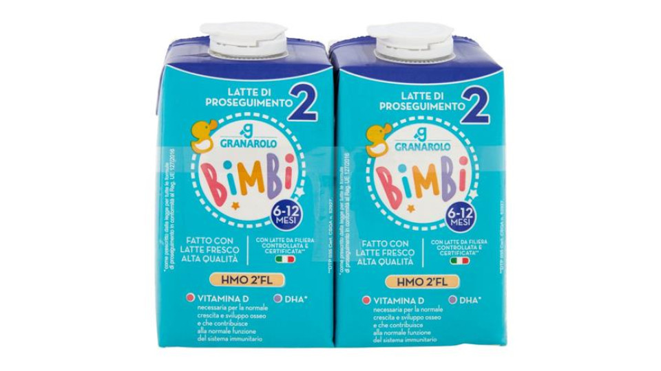Granarolo Bimbi Latte di Proseguimento 2 2 x 500 ml