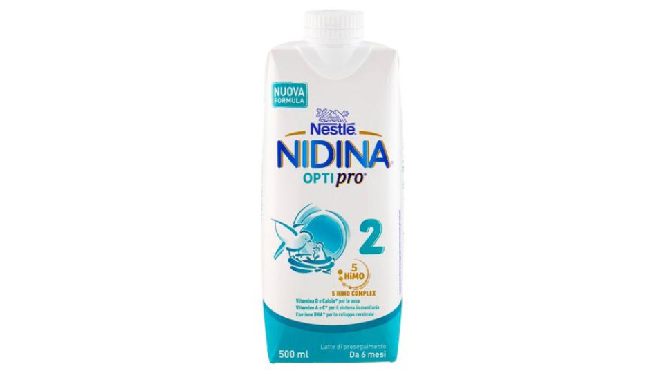 NESTLÉ NIDINA Optipro 2 da 6 mesi Latte di proseguimento liquido 500ml