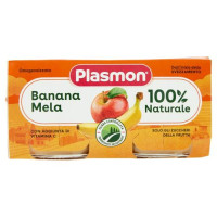 Plasmon Omogeneizzato Banana Mela 2 x 80 g