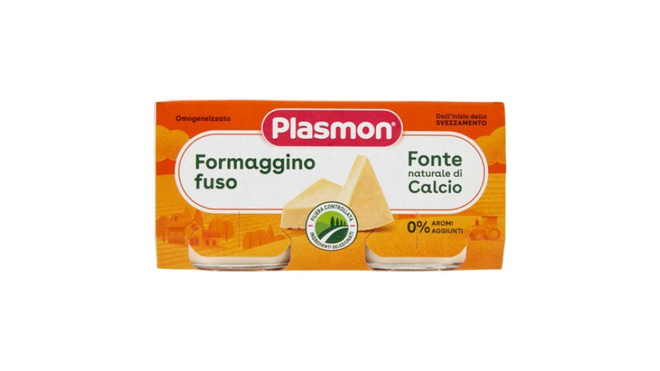 Plasmon Omogeneizzato Formaggino fuso 2 x 80 g