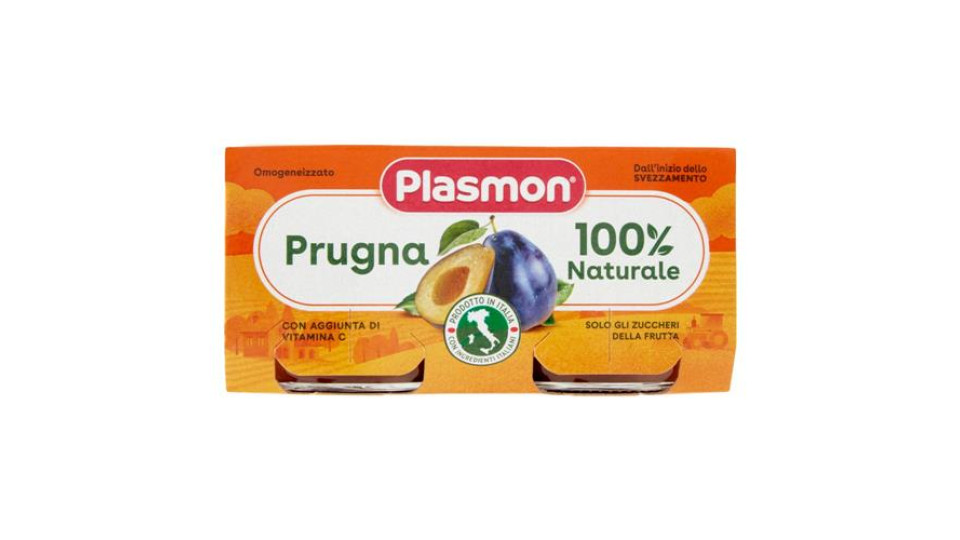 Plasmon Omogeneizzato Prugna 2 x 80 g