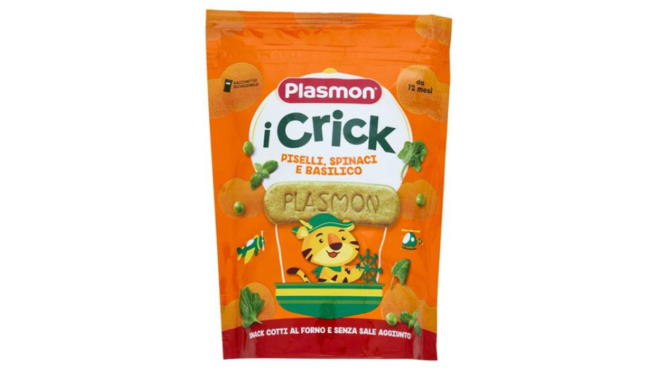 Plasmon i Crick dei bambini Piselli Spinaci Basilico 100 g
