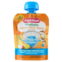 Plasmon il Frullato Nutri mune Banana, Cocco, Yogurt con Mela 85 g