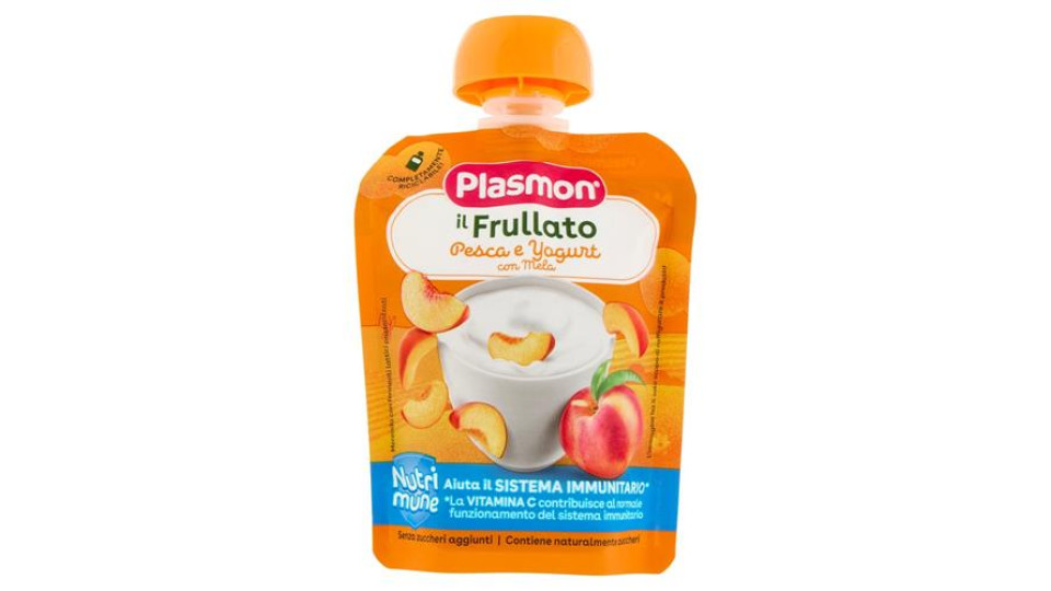 Plasmon il Frullato Nutri mune Pesca e Yogurt con Mela 85 g