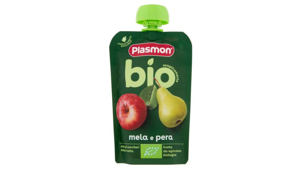 Plasmon semplicemente bio mela e pera 100 g