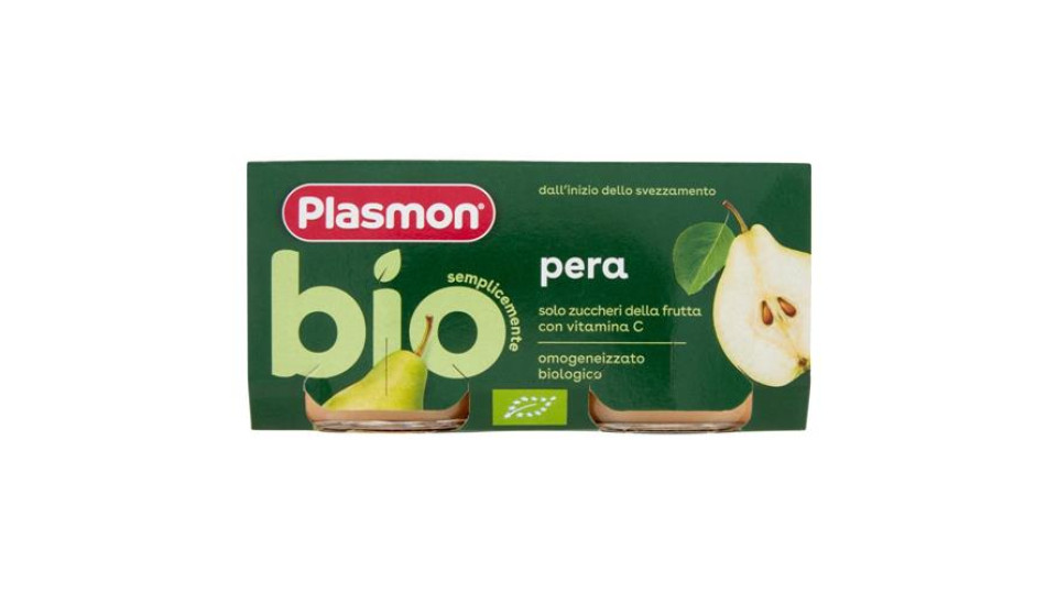 Plasmon semplicemente bio pera 2 x 80 g