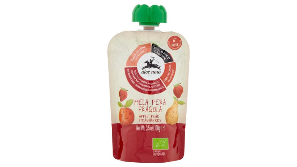 alce nero Mela Pera Fragola 100 g