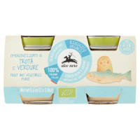 alce nero Omogeneizzato di Trota e Verdure 2 x 80 g