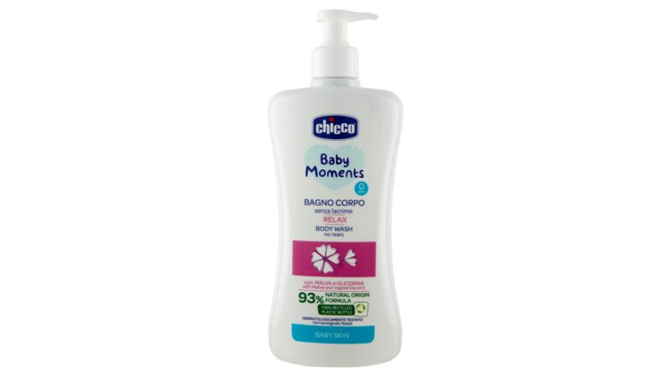 chicco Baby Moments Bagno Corpo Relax 500 mL