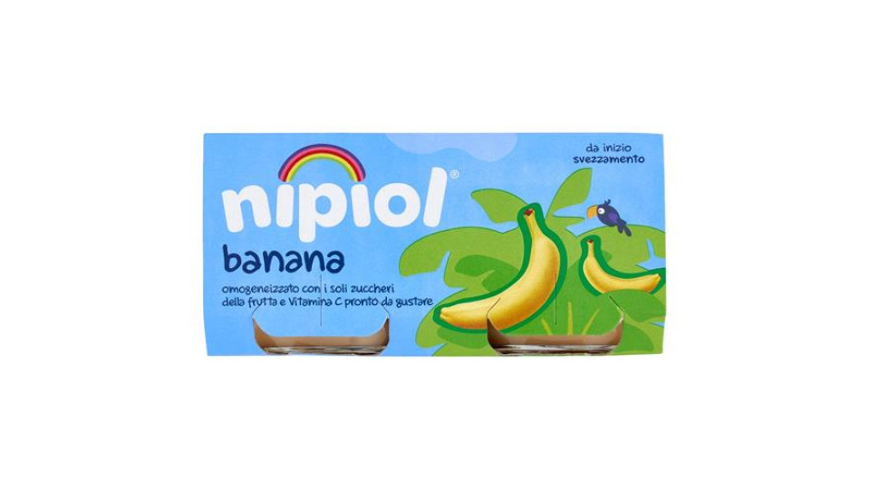 nipiol banana omogeneizzato 2 x 80 g