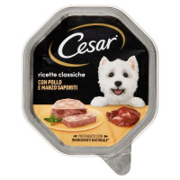 Cesar ricette classiche con Pollo e Manzo Saporiti 150 g