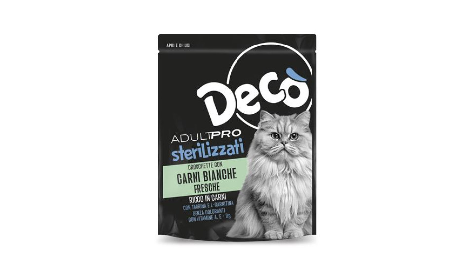 Decò specialist sterilised con carni bianche fresche