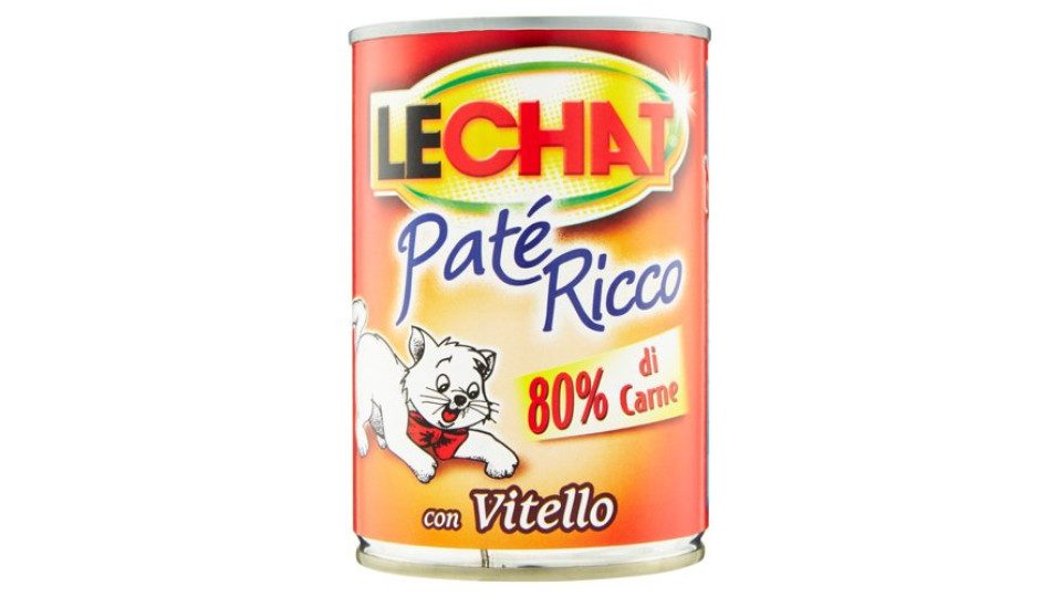 LeChat Paté Ricco con Vitello 400 g
