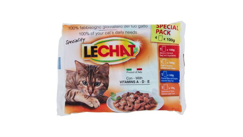 LeChat Speciality Special Pack 4 x 100 g