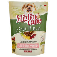 Migliorcane Le Specialità Italiane Crocchette Suino,Orzo,Barbabietola Cane Adulto Piccola Tagl. 800G