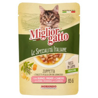 Migliorgatto Le Specialità Italiane Zuppetta con Suino, Patate e Carote 85 G