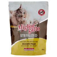 Migliorgatto Sterilized Croccanti Prelibatezze con Delicato Pollo 400 g