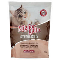 Migliorgatto Sterilized Croccanti Prelibatezze con Delizioso Salmone 400 g