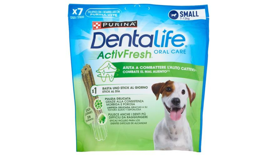 PURINA DENTALIFE ActivFresh Taglia Small busta 7 Sticks 115 g
