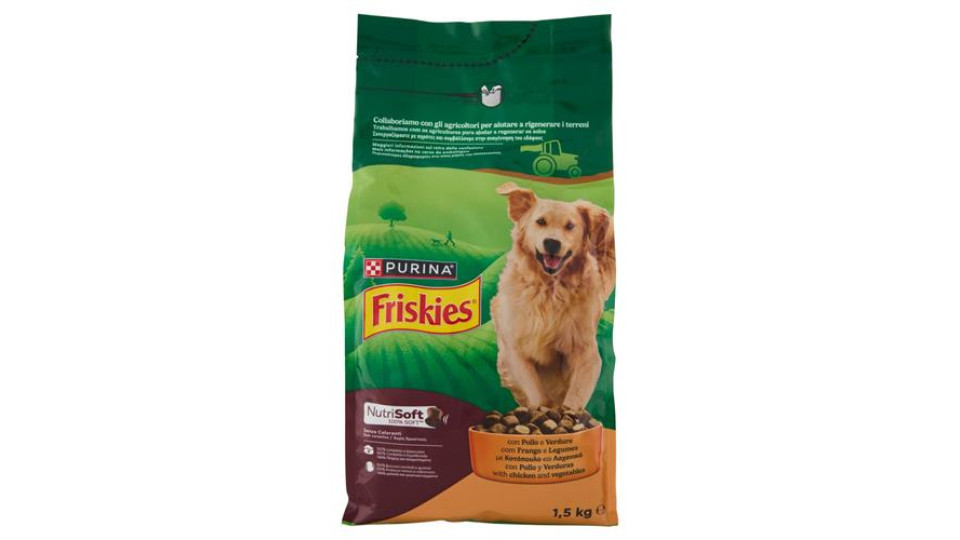 PURINA FRISKIES Cane Nutrisoft Con Pollo 1,5 kg