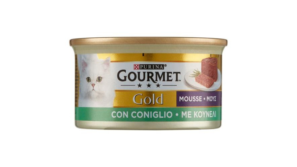 PURINA GOURMET Gold Mousse con Coniglio 85 g