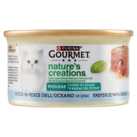 PURINA GOURMET Nature's Creations Ricco in Pesce dell'Oceano con spinaci 85 g