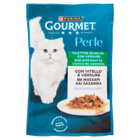 PURINA GOURMET Perle Filettini in Salsa con Verdure con Vitello e Verdure 85 g