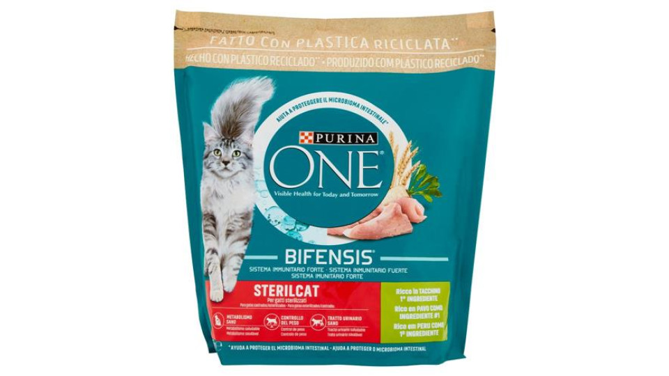 PURINA ONE Bifensis Sterilcat Tacchino e Frumento 1,5 kg