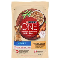 PURINA ONE MINI AD.PO/CA/F 85G