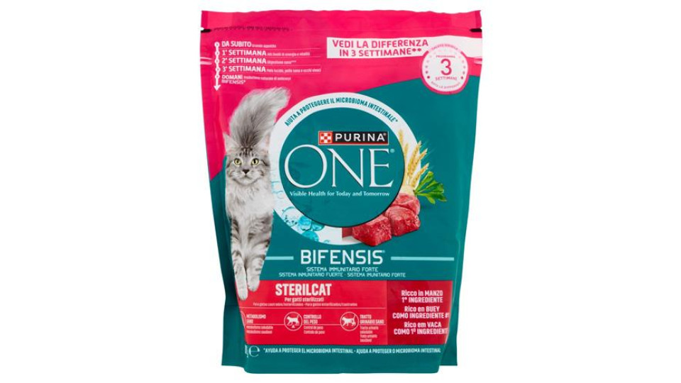 PURINA ONE Sterilcat Ricco in Manzo 800 g