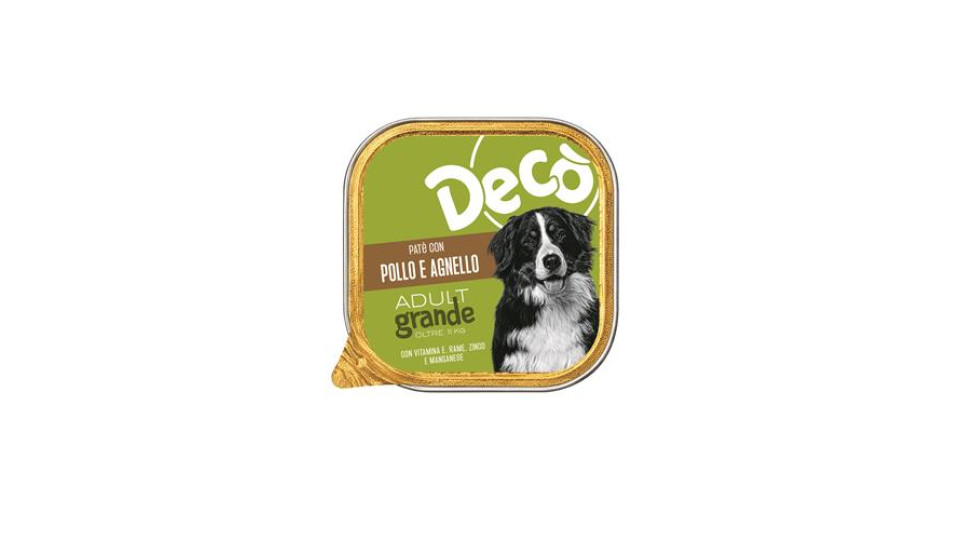 Patè Con Pollo E Agnello Per Cani Gr 300