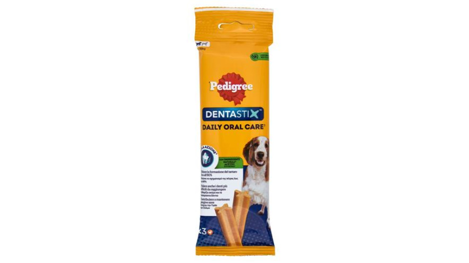Pedigree DentaStix Daily Oral Care* 10-25 kg 3 Pezzi 77 g