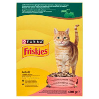 Purina Friskies Adult Cibo per Gatti con Manzo e Pollo e con Verdure 400 g
