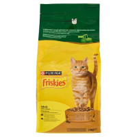 Purina Friskies Adult Cibo per Gatti con Pollo e Tacchino e con verdure 2Kg
