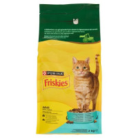 Purina Friskies Adult Cibo per Gatti con Tonno e con Verdure 2 Kg