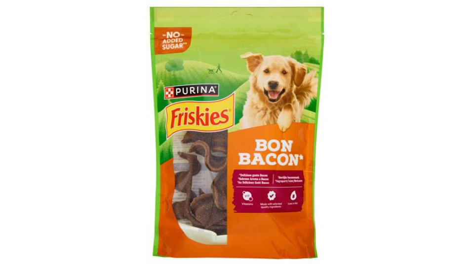 Purina Friskies Bon Bacon snack cane al gusto di Bacon 120g