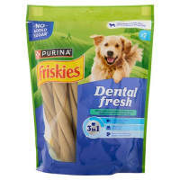 Purina Friskies Dental fresh Snack igiene orale Cane Medium Large 180 g