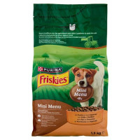 Purina Friskies MiniMenù Crocchette per Cani con pollo e verdure 1,5 Kg