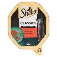 Sheba Classics Patè cibo umido gatto con Manzo 85g