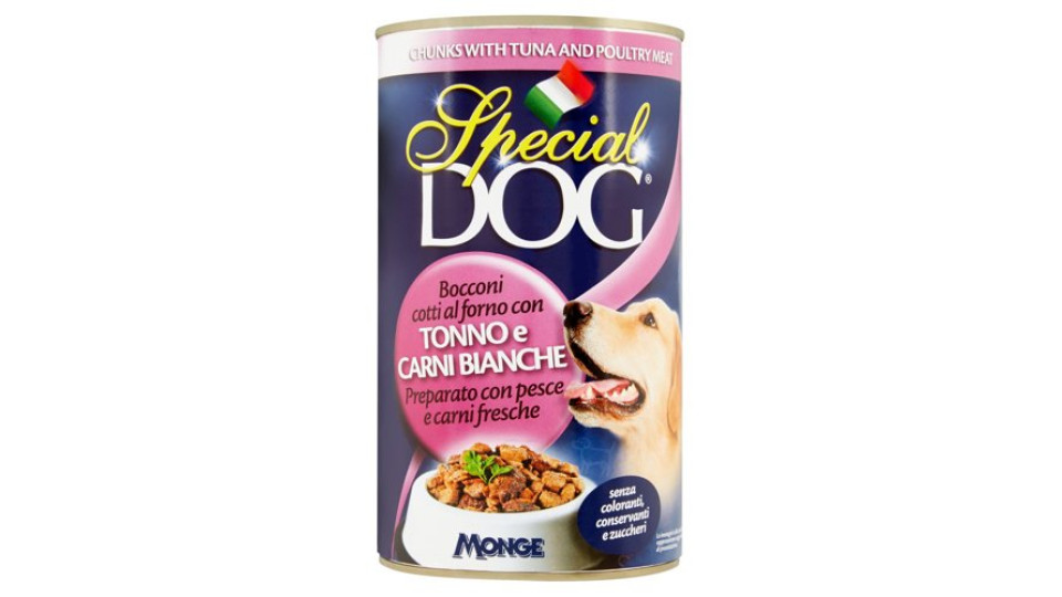 Special Dog Bocconi cotti al forno con tonno e carni bianche 1275 g