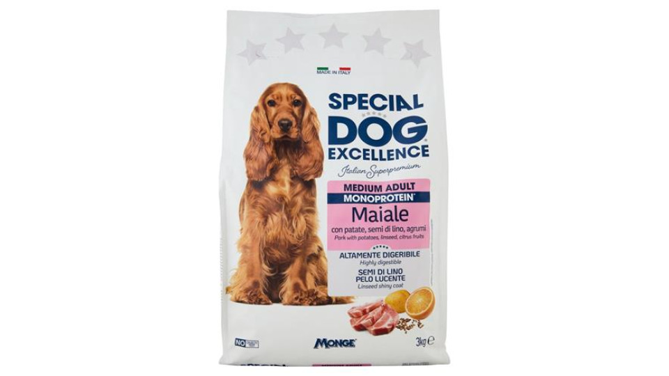 Special Dog Excellence Monoprotein Medium Adult Maiale 3 kg
