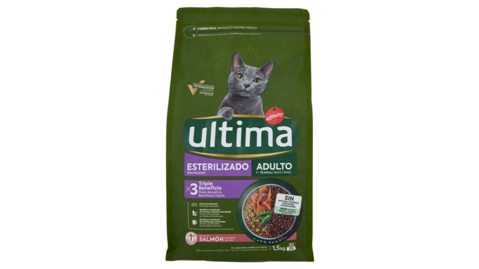 ULTIMA CAT STERIL.SALMONE 1,5K