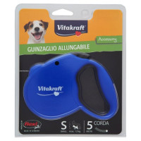 Vitakraft Accessory Guinzaglio Allungabile 5 Metri Corda S Small max 12 kg