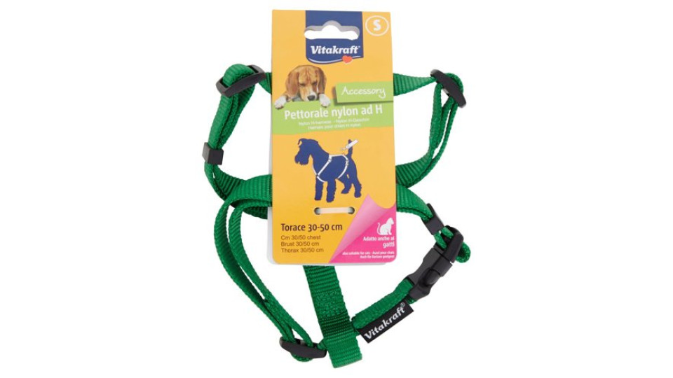 Vitakraft Accessory Pettorale nylon ad H Torace 30-50 cm 1 pz