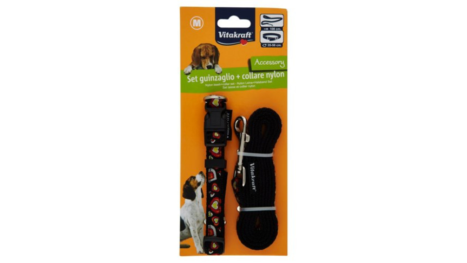 Vitakraft Accessory Set guinzaglio + collare nylon M