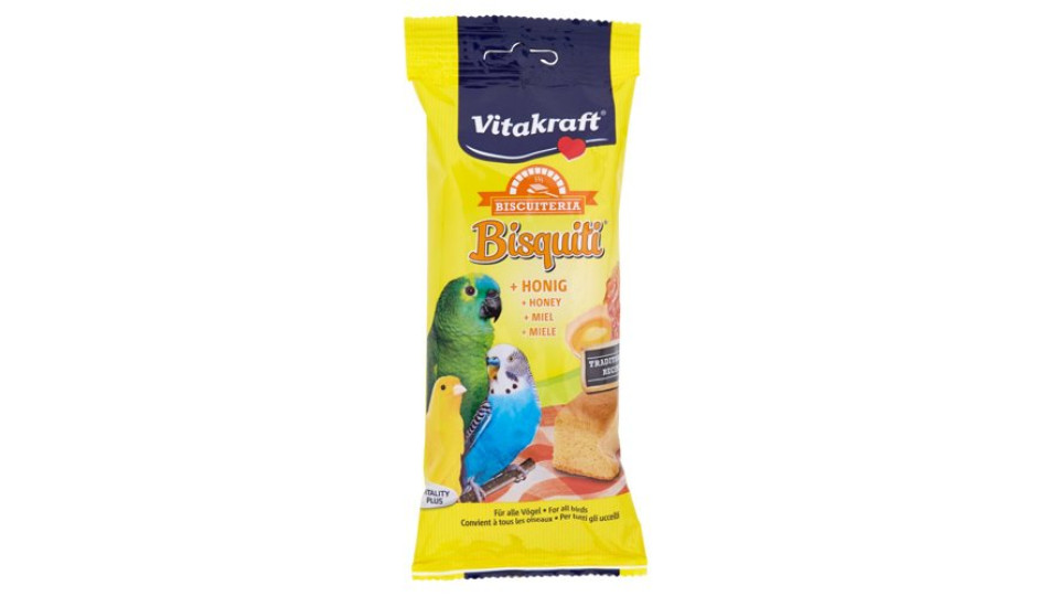 Vitakraft Bisqutieria Bisquiti + miele 50 g