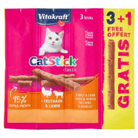Vitakraft Cat Stick classic Tacchino & Agnello 4 pezzi 24 g