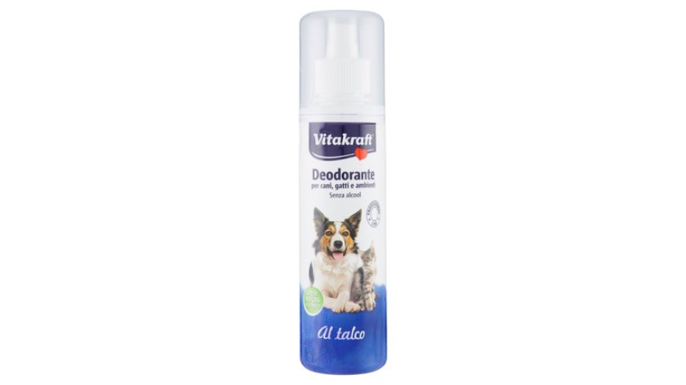 Vitakraft Deodorante per cani, gatti e ambienti al talco 250 ml