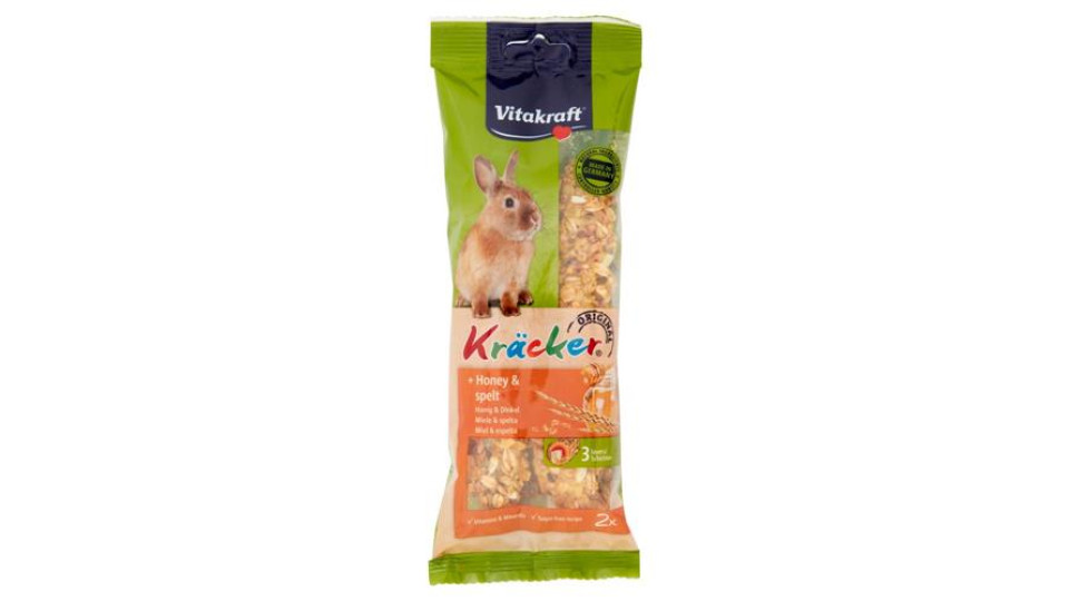 Vitakraft Kräcker Original + Miele & spelta conigli nani 112 g